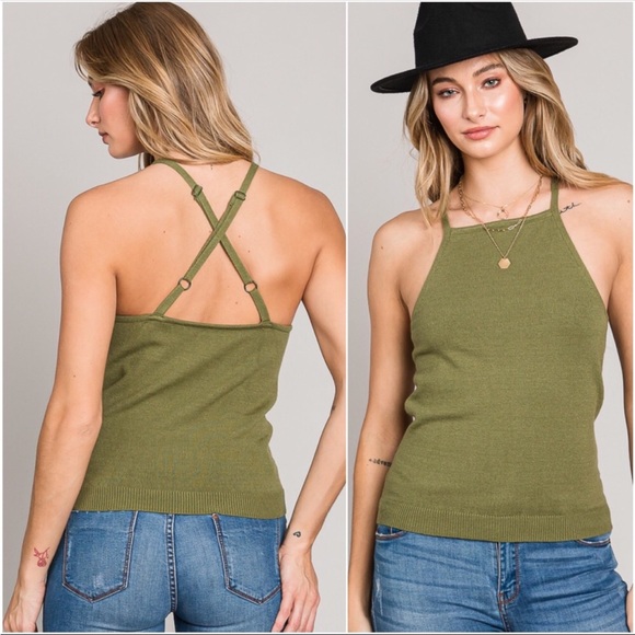 NEUTRAL ESSENTIALS Olive Tank Top - Picture 3 of 13